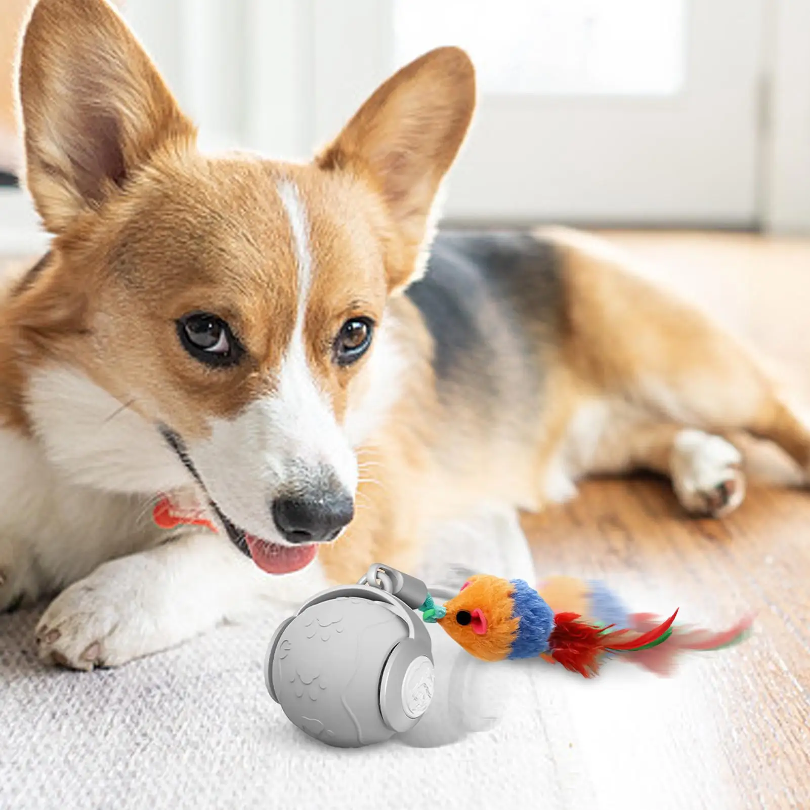 

Интерактивная игрушка для кошек, 3-режимная электрическая когтеточка с хвостом, электрическая игрушка для кошек для шлифования зубов, самостоятельные развлечения