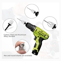N11R Keyless Drill Chuck Bit, 2Pcs Drill Chuck Adapter With 10Pcs Drills,1/4 Inch Hex Shank Drill Chuck Fast Change Converter