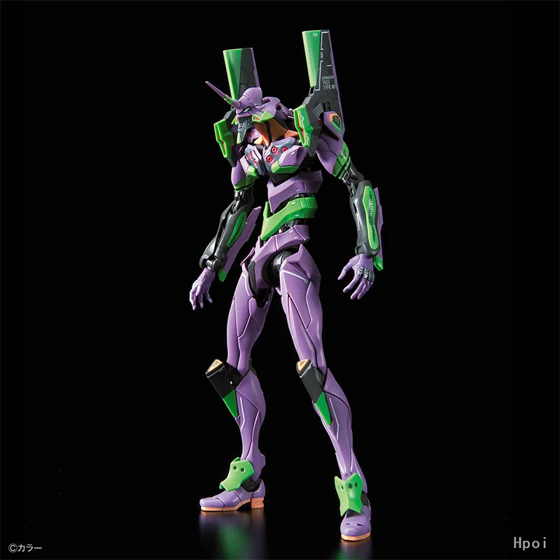 Bandai RG 1/144 Evangelion Unit-01 14Cm EVA Anime Original Action Figure Assemble Model Children's Toy Birthday Gift Collection