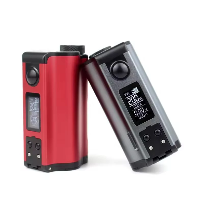 Original DOVPO Topside Squonk Box Mod 200W 510 Connection Electronic Cigarette Vaporizer By Dual 18650(no) Batteries
