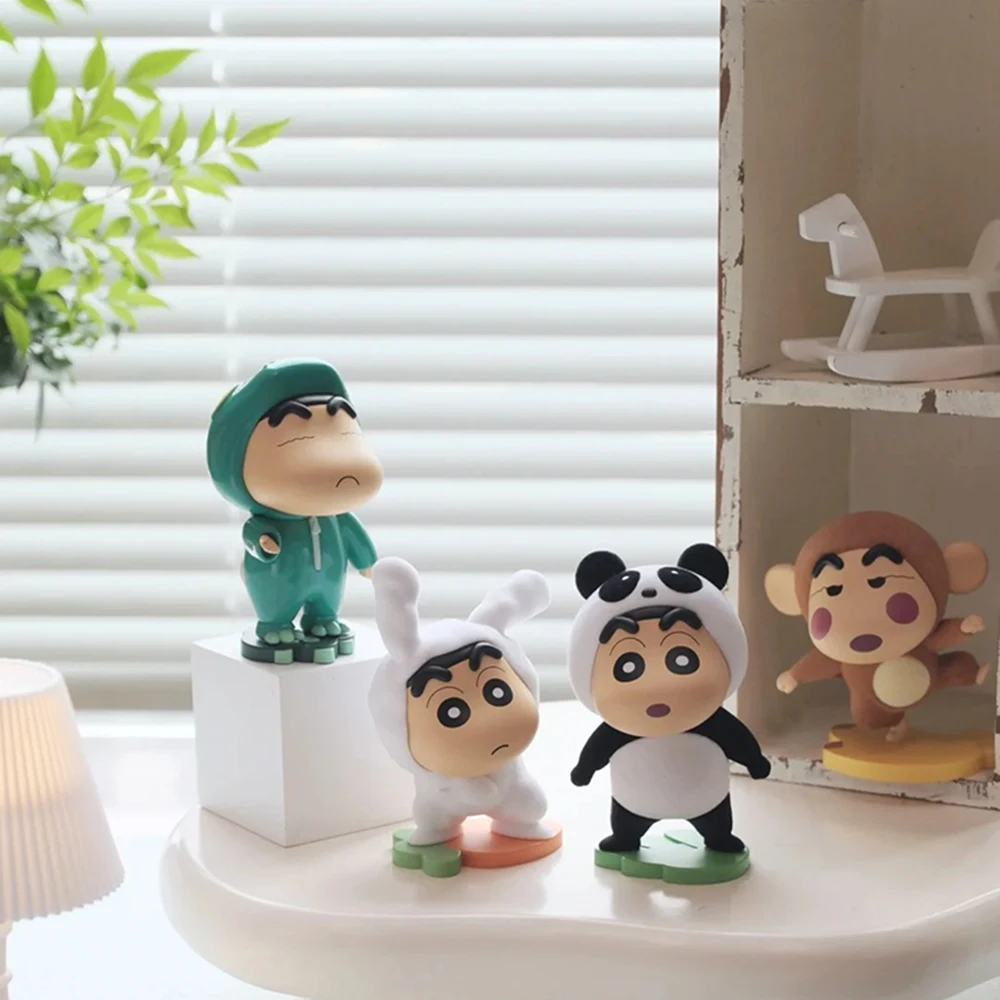 

Crayon Shinchan Animal Chachacha Series Blind Box Toys Hand-Made Decorative Ornaments Trendy Play Gifts for Collection
