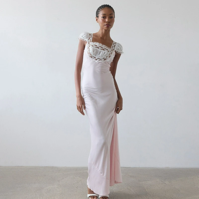 

Summer Fashionable Slim Fit Backless Fishtail Long Dress for Women Sexy Spicy Girl Style Temperament Suspender Strapless Dress