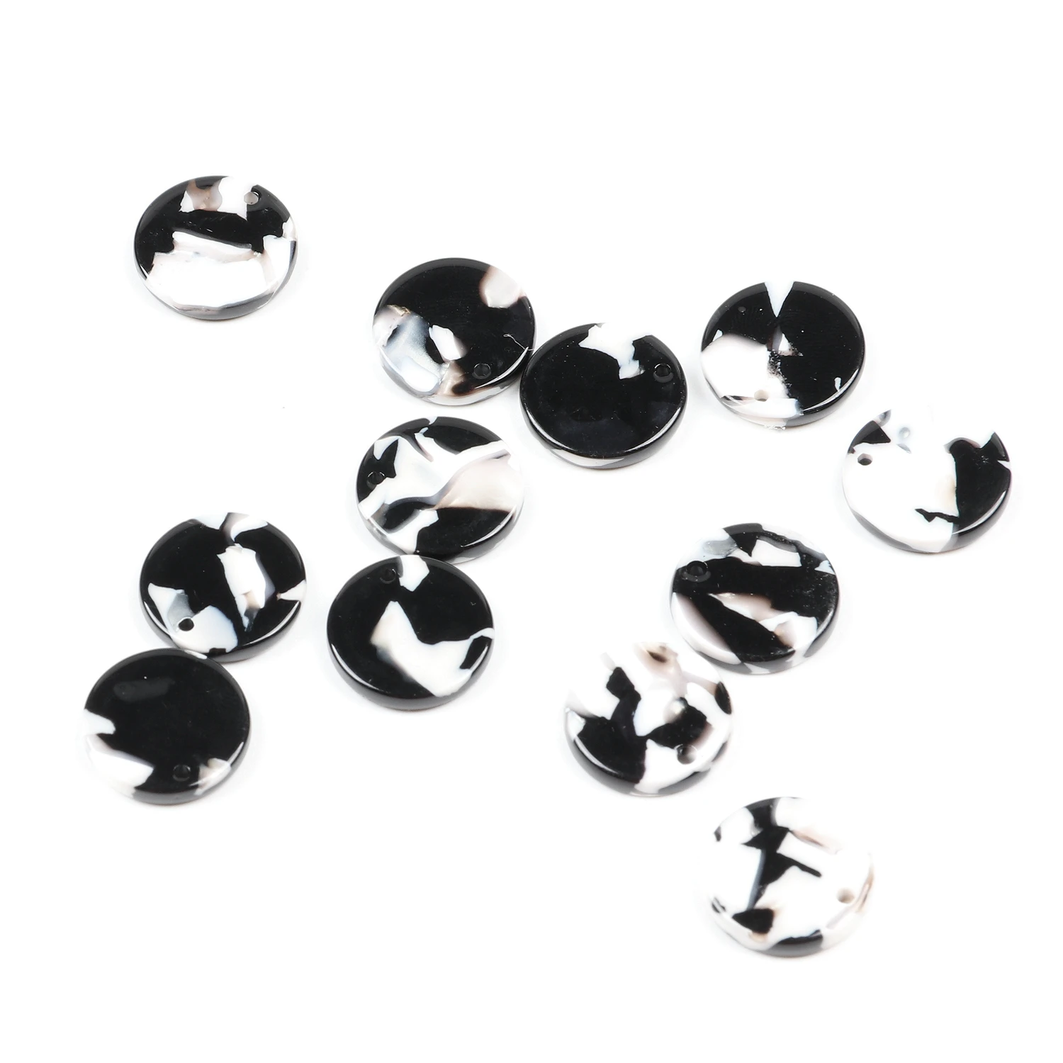 Leopard Print Tortoise Shell Earring Charm for Jewelry Making