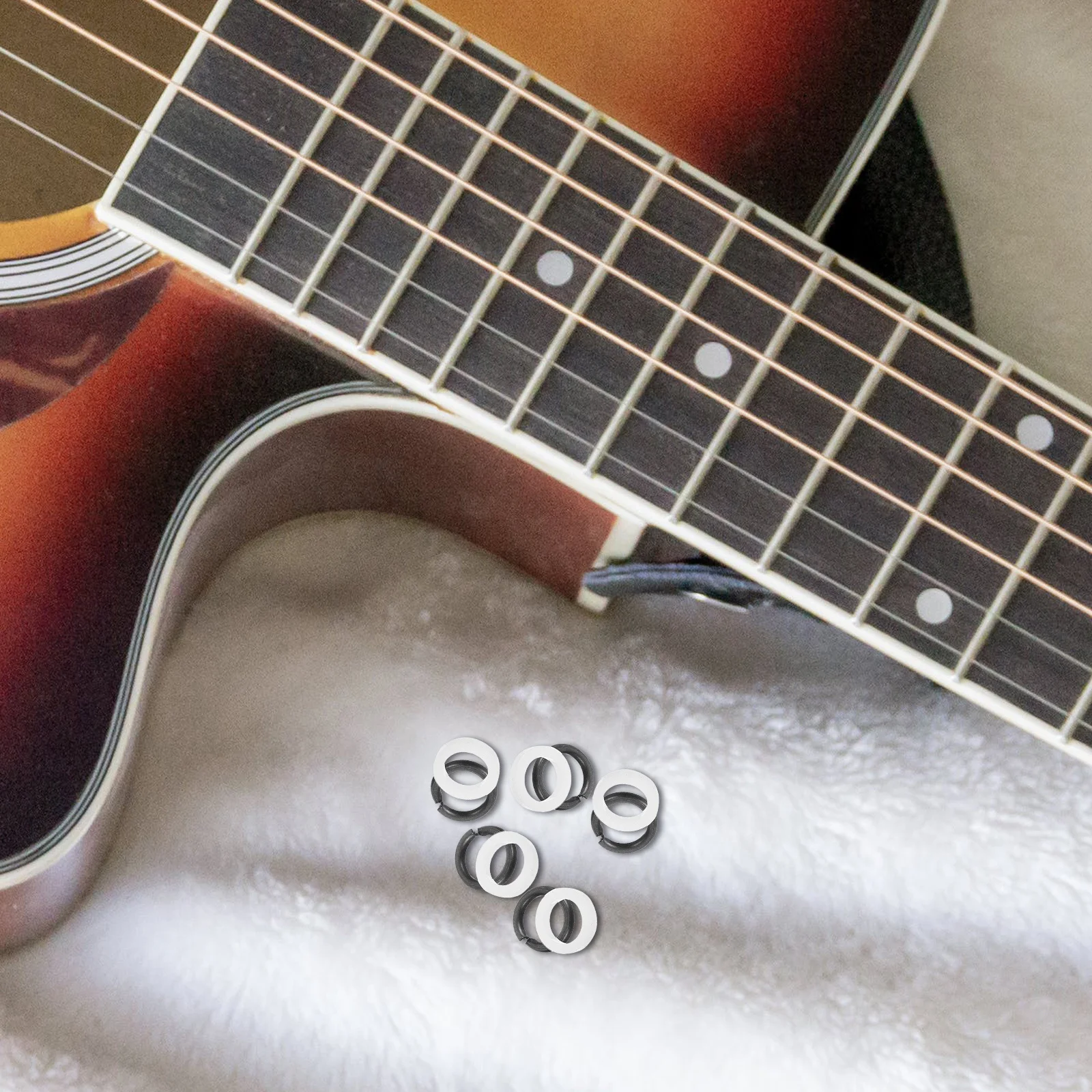 

20 Pairs Guitar Tuner Washer Replaceable Tuning Peg Gasket Small Tuner Spacer Professional Guitar Accessory For Tuning Pegs