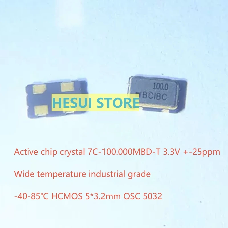 5PCS OSC 5032 Active Chip crystal 100M 100MHZ 100.000MHZ