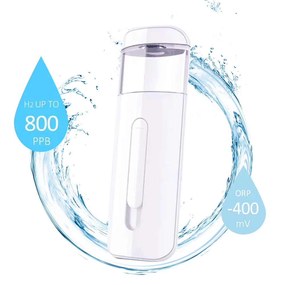 800ppb Hydrogen Water Mist Hydrogen Water Diffuser Nanoscaling Ultrasonic Mist Anti-oxidant ORP Spray Water Replenishment Meter