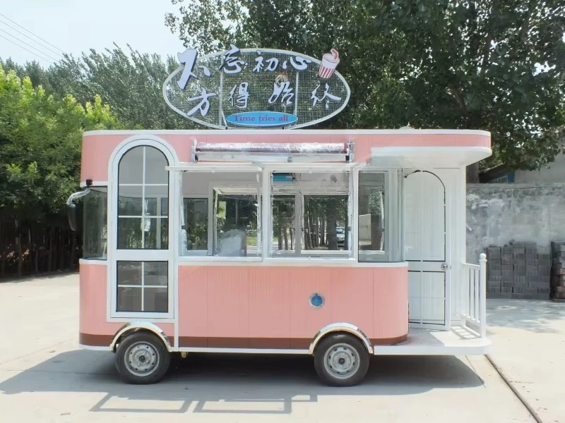 Fully Equipped Complete Functions Customized Electric Street Food Cart Mobile Fast Food Truck