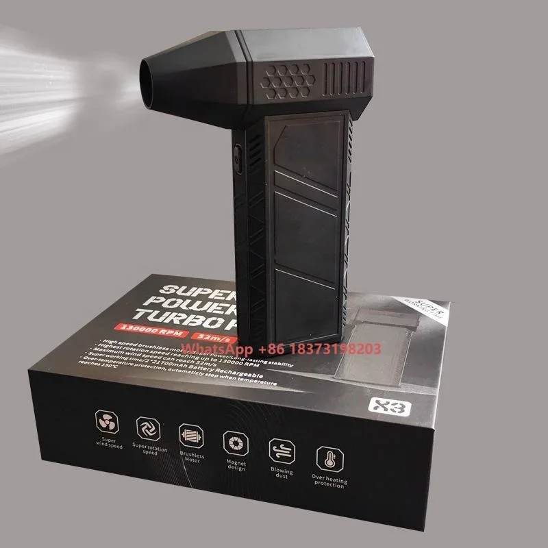 

Портативный мини-воздуходувка F.EASY.D 150000 об/мин, электрический ручной вентилятор, мини-турбовентилятор для очистки