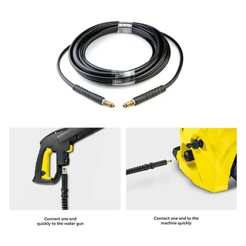 High Pressure Washer Water Gun Handle With 6M Hose And O-Ring Set For Karcher K2 K3 K5 Models Accessory
