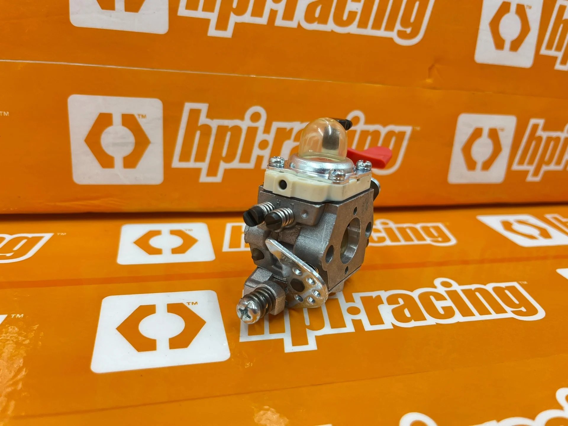 대만 Zhongyang 일본 Komatsu WALBRO 기화기 HPI BAJA 5B 5T 1/5 원격 제어 자동차 Komatsu G320