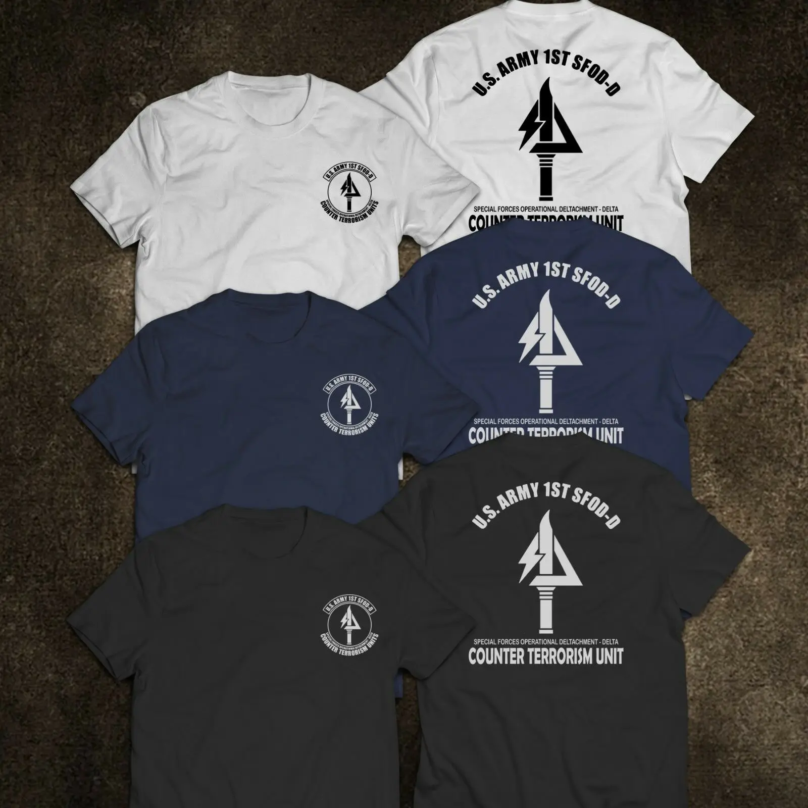 US Army Delta Force (1st SFOD-D) Counter Terrorism Unit T-Shirt 100% Cotton O-Neck Short Sleeve Casual Mens T-shirt Size S-3XL