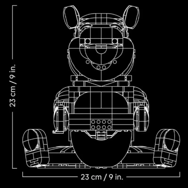 compatible-1399pcs-model-birthday-movie-bear-bricks-building-blocks-100-years-nostalgic-cartoon-classic-home-decor-adults-gifts