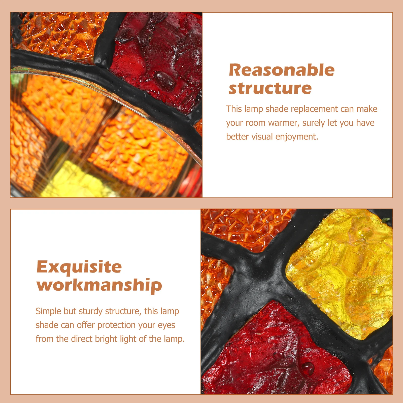 

Прочный красочный стеклянный абажур, небольшой сменный настенный абажур, простой в установке для прихожей, гостиной, спальни