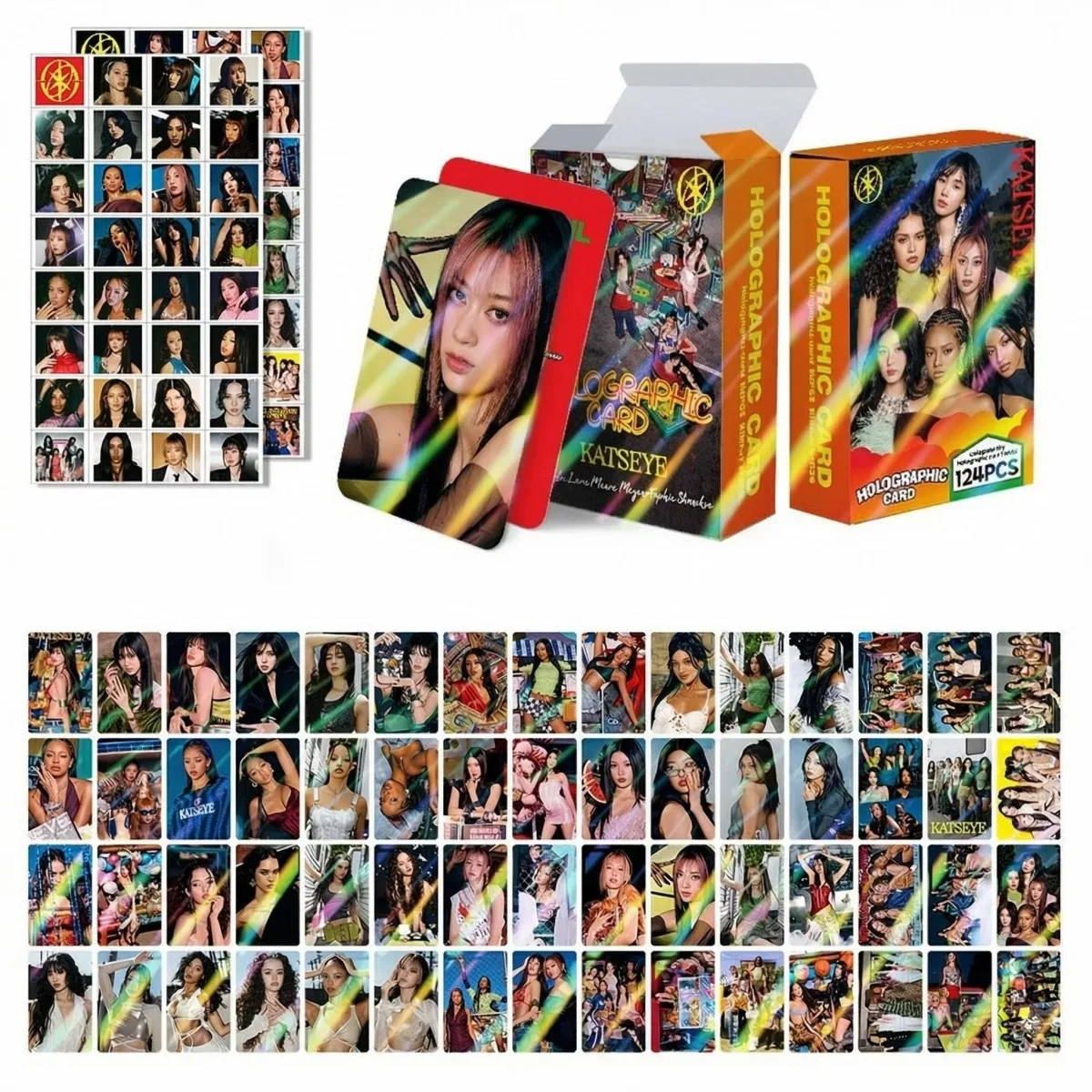 

Коллекционный набор голографических фотокарточек K-pop KETSEYE с тематикой Софии – незаменимый предмет для фанатов, идеально подходит для ежедневного декора.