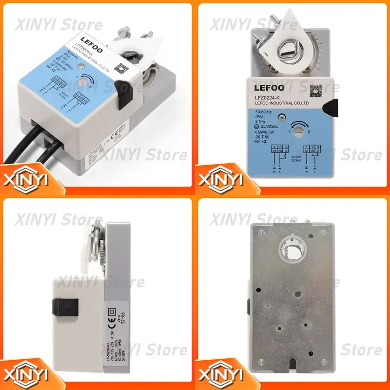 for Long Service Life 4-20mA 0-10V Damper Rotary Actuator with Manual Operation for Building Automation Water Pressure