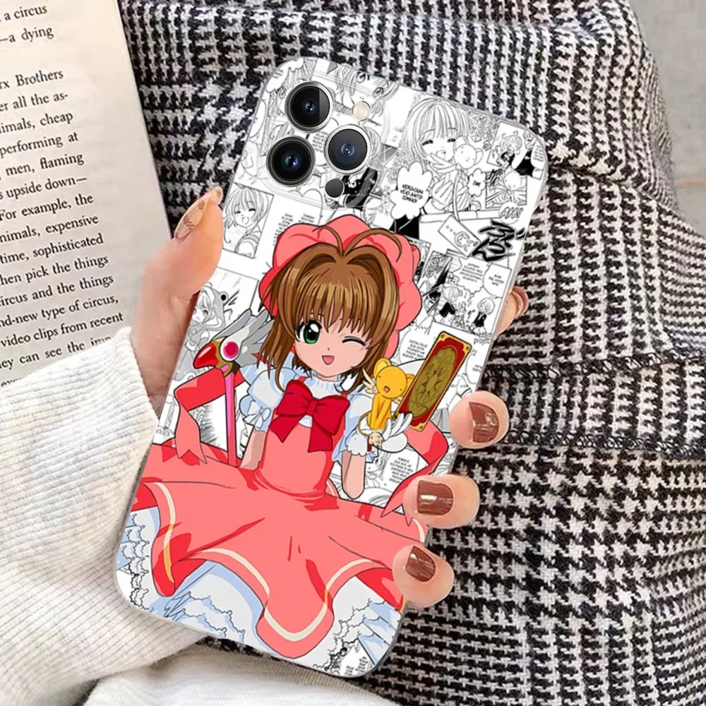 CardCaptor Sakura Anime Phone Case For IPhone 15 8 7 6 6S Plus X SE 2020 XR XS 14 11 12 13 Mini Pro Max Mobile Case