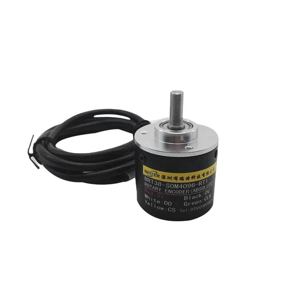 BRT38-SOM absolute rotary encoder 6mm shaft Contactless  4096ppr 12bit