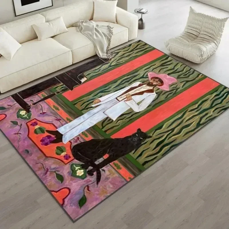 Living Room Carpet Advanced Art Large Area Coffee Tables Mat Home Decoration Bedroom Bedside Cloakroom Rug Alfombra Tapis 러그