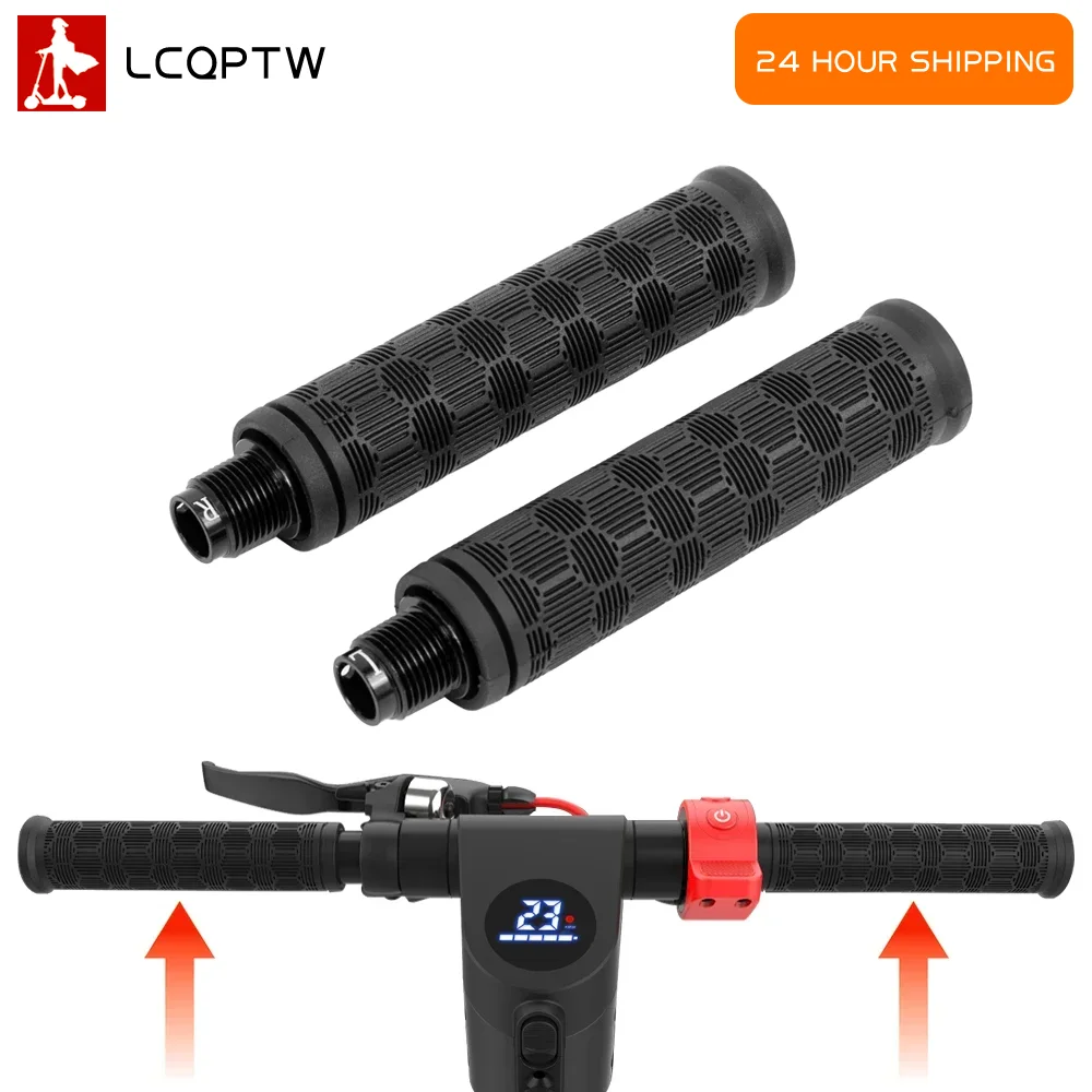 

Comfortable Non-Slip Handlebar Grips For HX X7 X8 E-Scooter Silicone Cover Aluminium Alloy Screw Skateboard Protector Parts