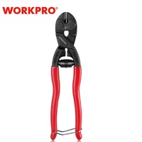 WORKPRO 200MM Bolt Cutter High Leverage Bolt Cutter with Notch and Spring Industrial Wire Cutter Repair Heavy Duty Hand Tools