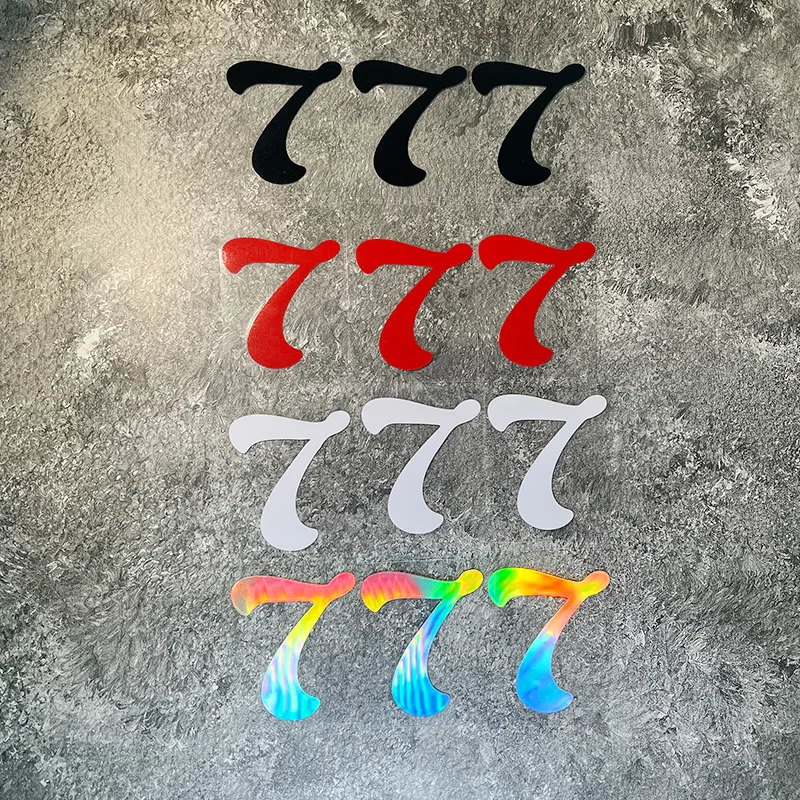 

Windshield Triangle Window Number 7 Sticker Waterproof Easy Apply for