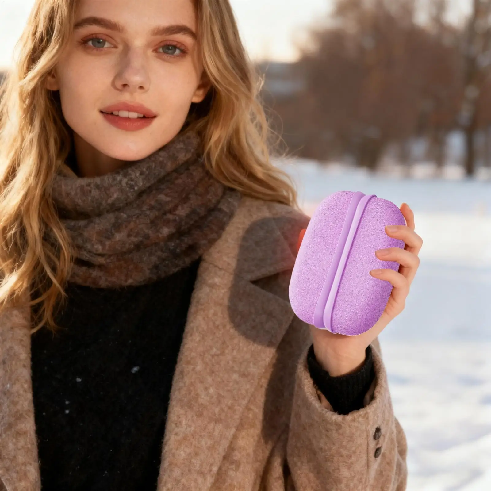 Hand Warmers Magnetic Split Warmer With 3 Temps USB Charging Pocket Heater For Men Women Christmas Winter Cold Weather Outdoor