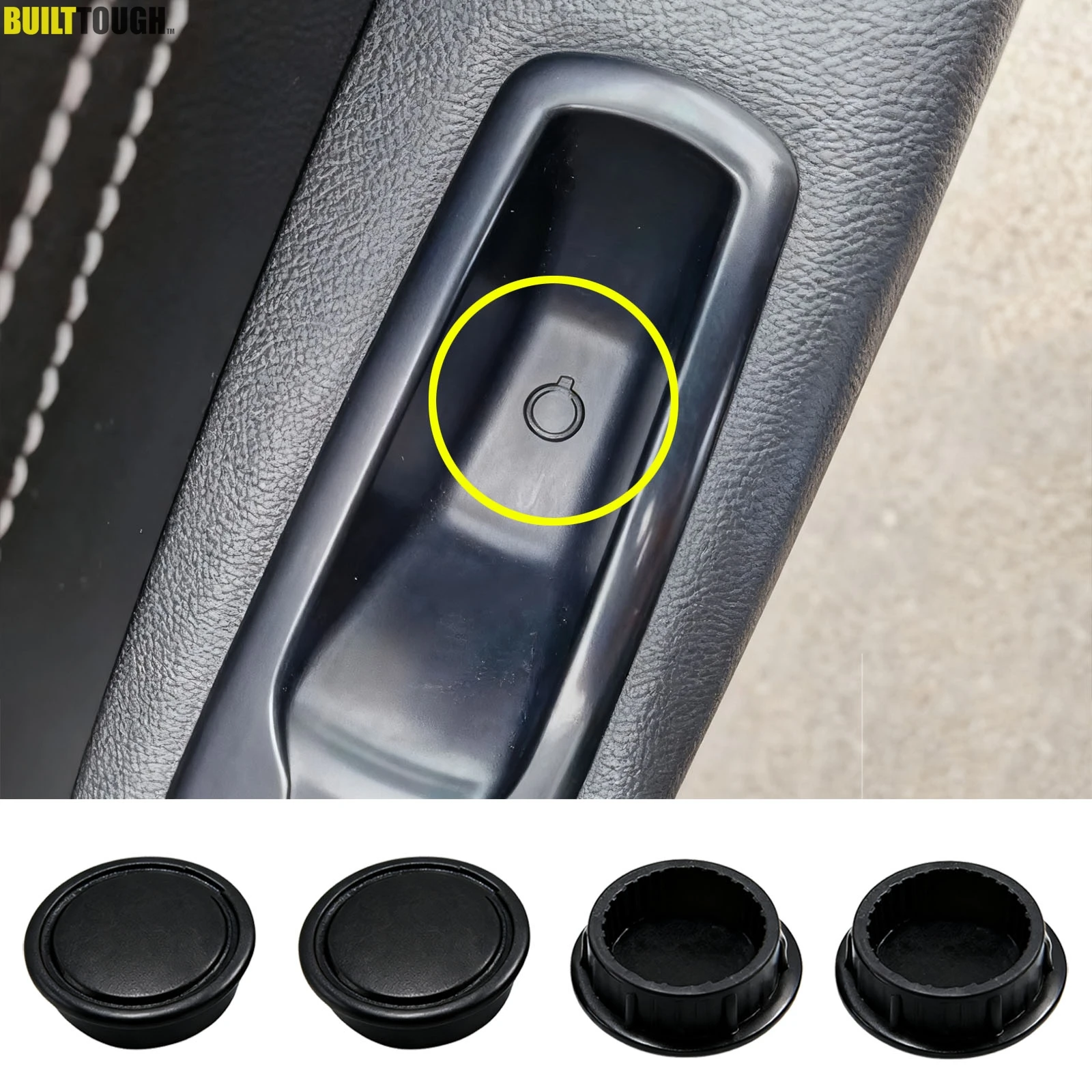 4x Door Handle Storage Box Screw Plug Cap For Renault Clio Megane Dacia Logan 3 Fluence Grand Scenic Captur Kardian 7703074513
