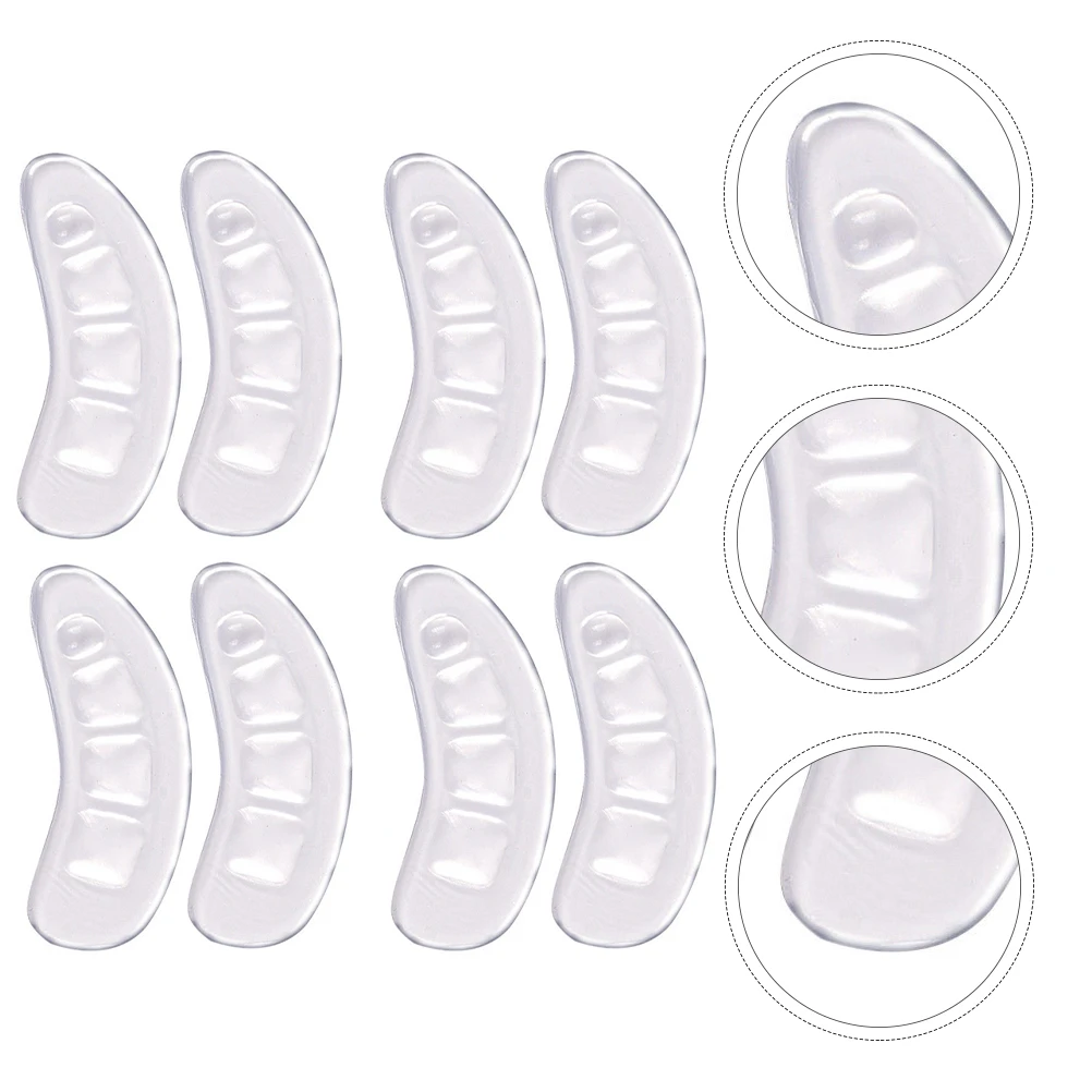 

4 Pairs Non-slip Heel Stickers Non-s Shoes Pads Wear-resistant Protective Work