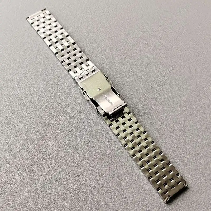 20mm 22mm stainless steel Jubilee Straight End Watch Band Strap Bracelet Fit For SEIKO TISSOT CASIO OMEGA TIMEX Universary Watch