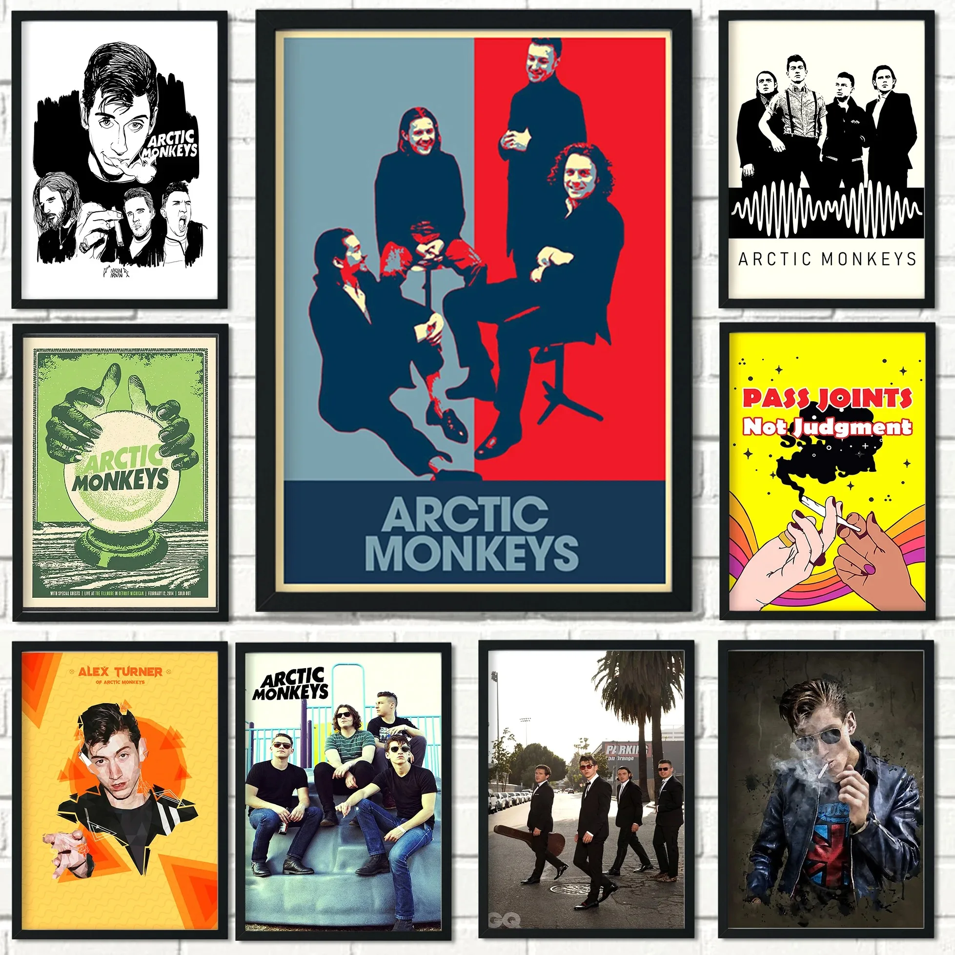Arctic Monkeys Poster Alex Turner Music Pop Album Star Wall Art Canvas Painting Kawaii Room Decor Picture Home Decor