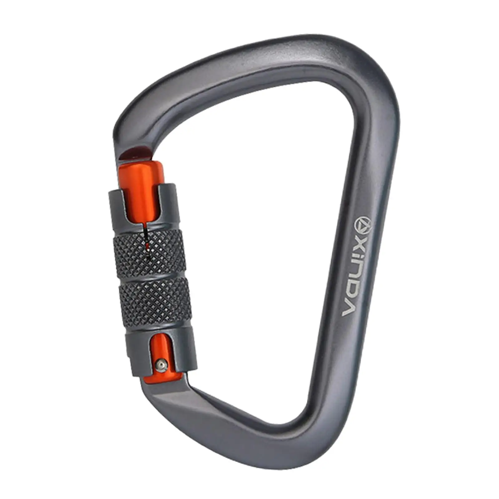 Strong Climbing Carabiners Aluminum Screw Lock D Ring Key Carabiner Clip for Hiking Backpack Travel and Tools