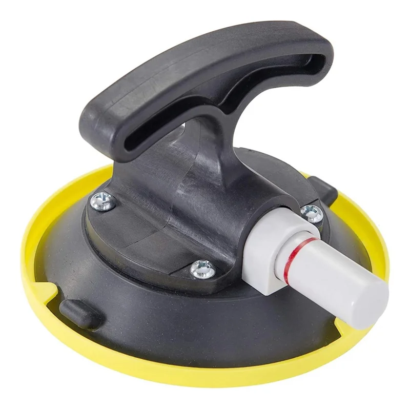

J1UL1N 4.5 Inch Suction Cup Pump T-Handle Vacuum Lifter With Concave Plate For Flat/Curved Surface