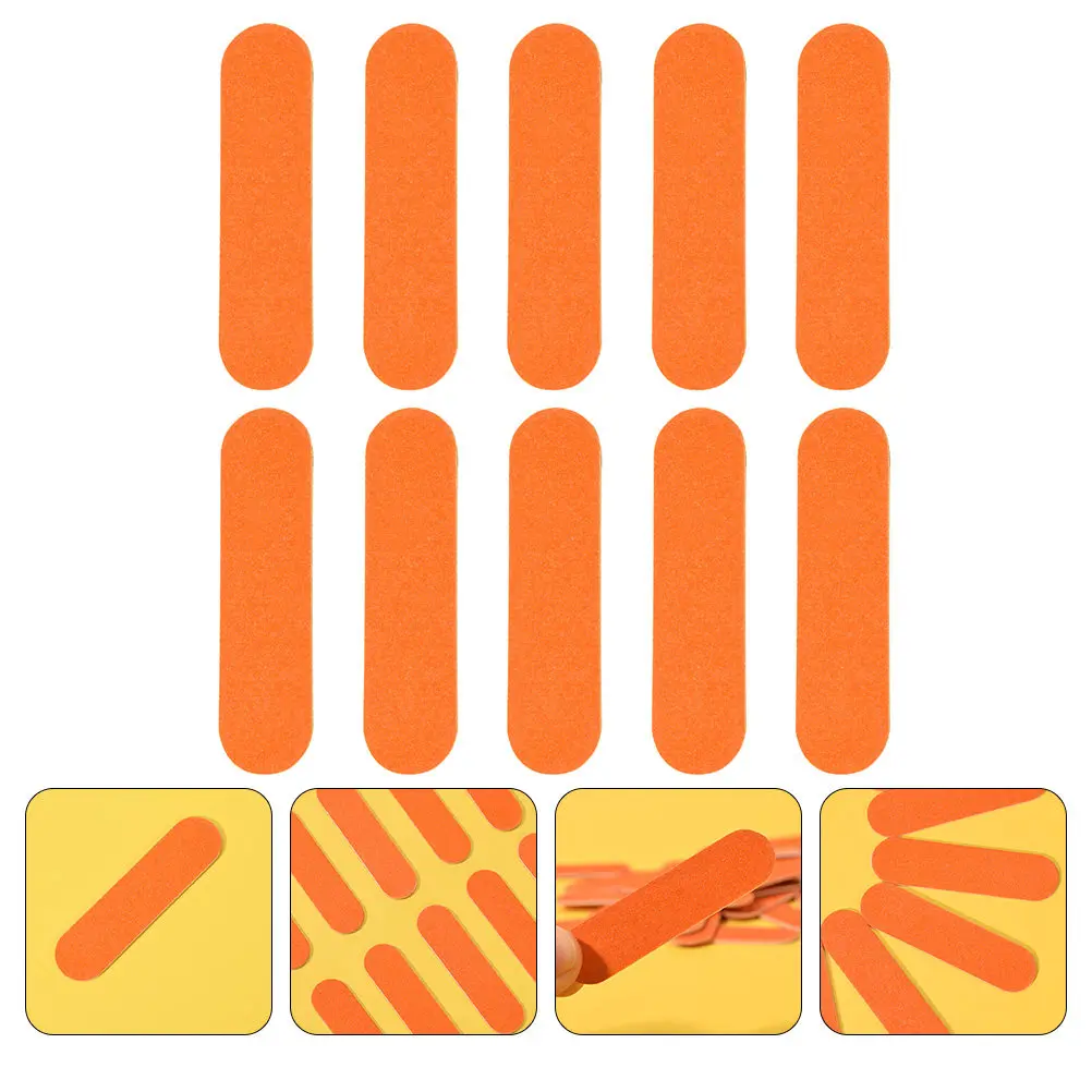 

100Pcs Professional Double Sided Wooden Nail File Set Disposable Abrasion Resistant for Manicure Pedicure Nail Art Salon Home