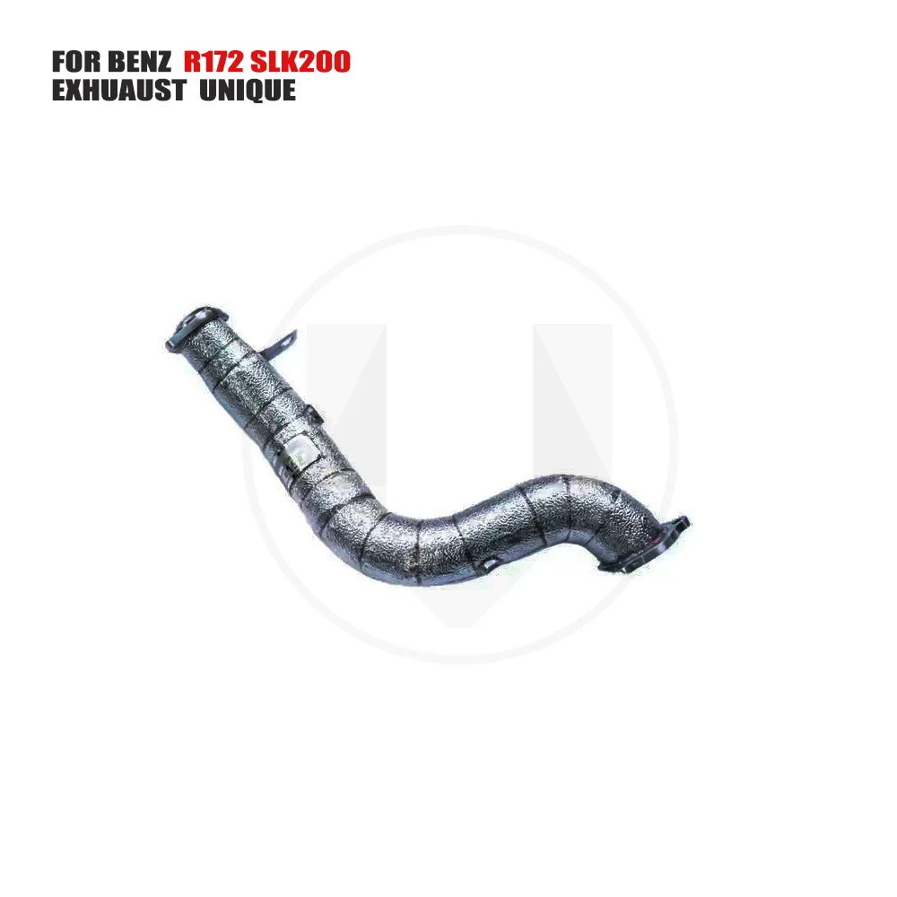 

UNIQUE Exhaust Manifold Downpipe for Mercedes-Benz SLK R172 Car Accessories With Catalytic converter Header Without cat pipe