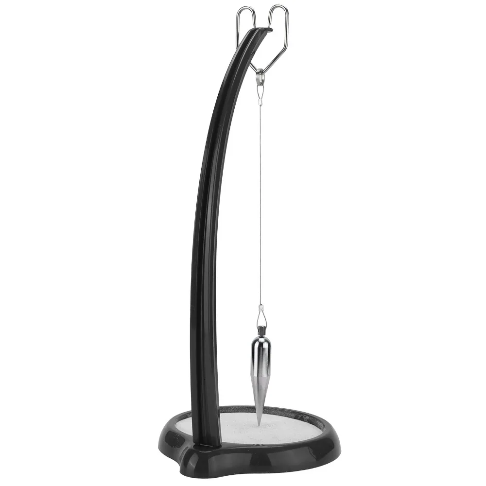 Lightweight Sand Pendulum Board Unique Design Overall Height 39 cm Desk Decoration Silver-Black Appearance