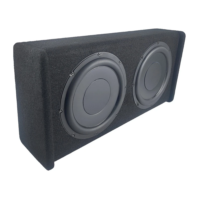 

Car Slim Subwoofers Box 10 Inch Car Under Seat Subwoofer Speaker Dual Car Active Subwoofer