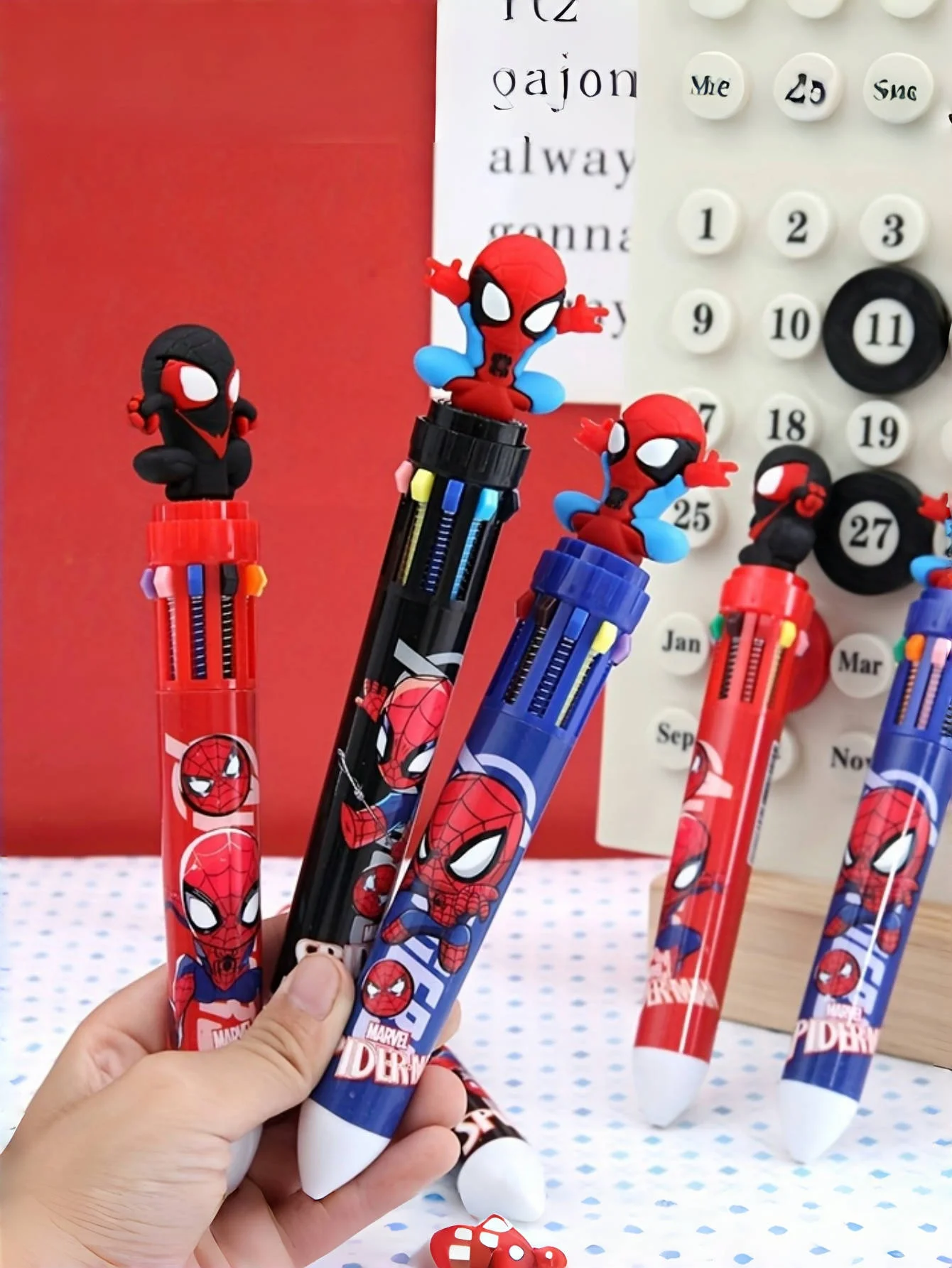 

1pc Cartoon Creative 10-color Gel Pen, Graffiti Multi-color Journaling Pen, Lightweight and Stylish Stationery