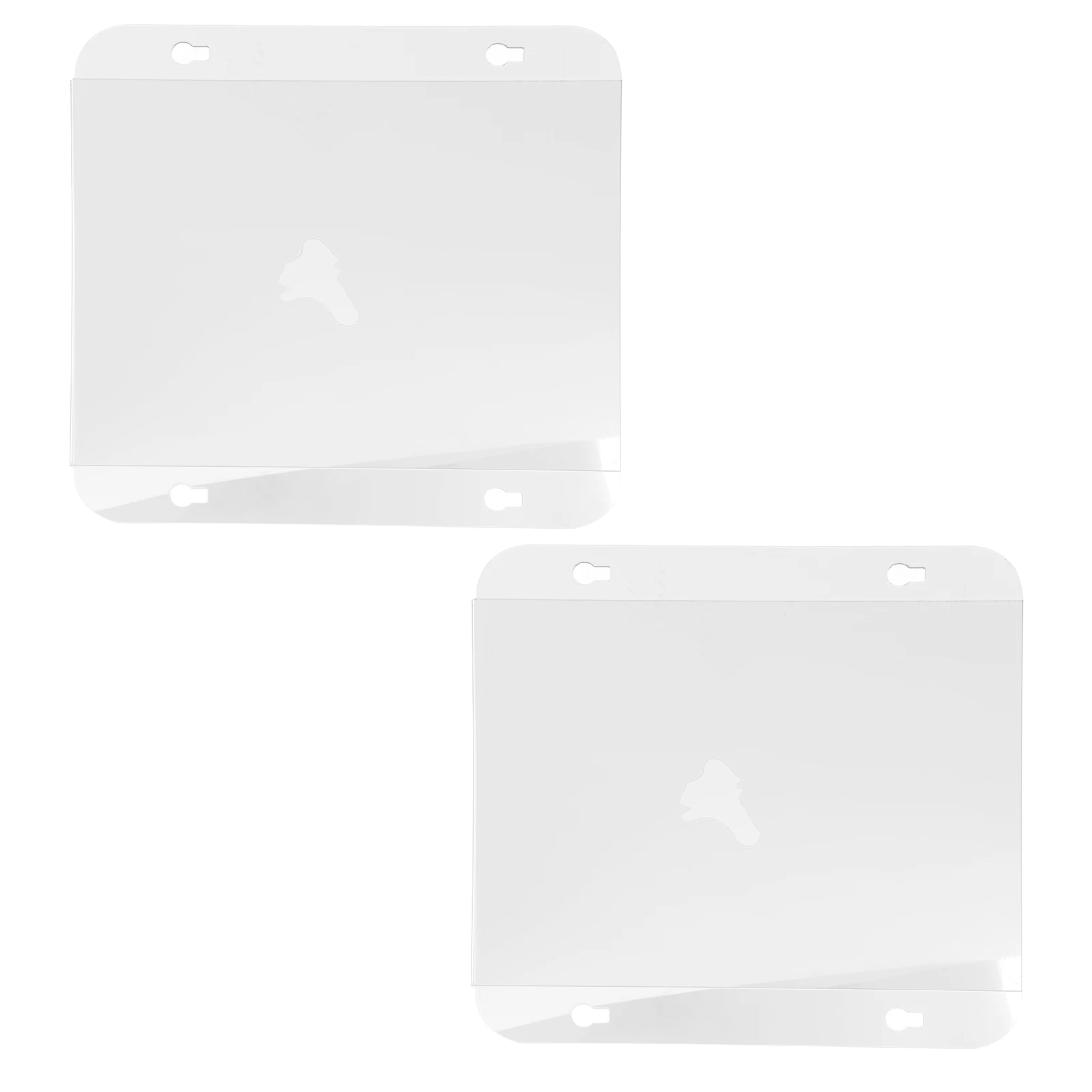 

2pcs Suction Cup Sign Holder Clear Frame Acrylic Display Stand for Window Door Glass Sturdy Plastic Flyer Banner