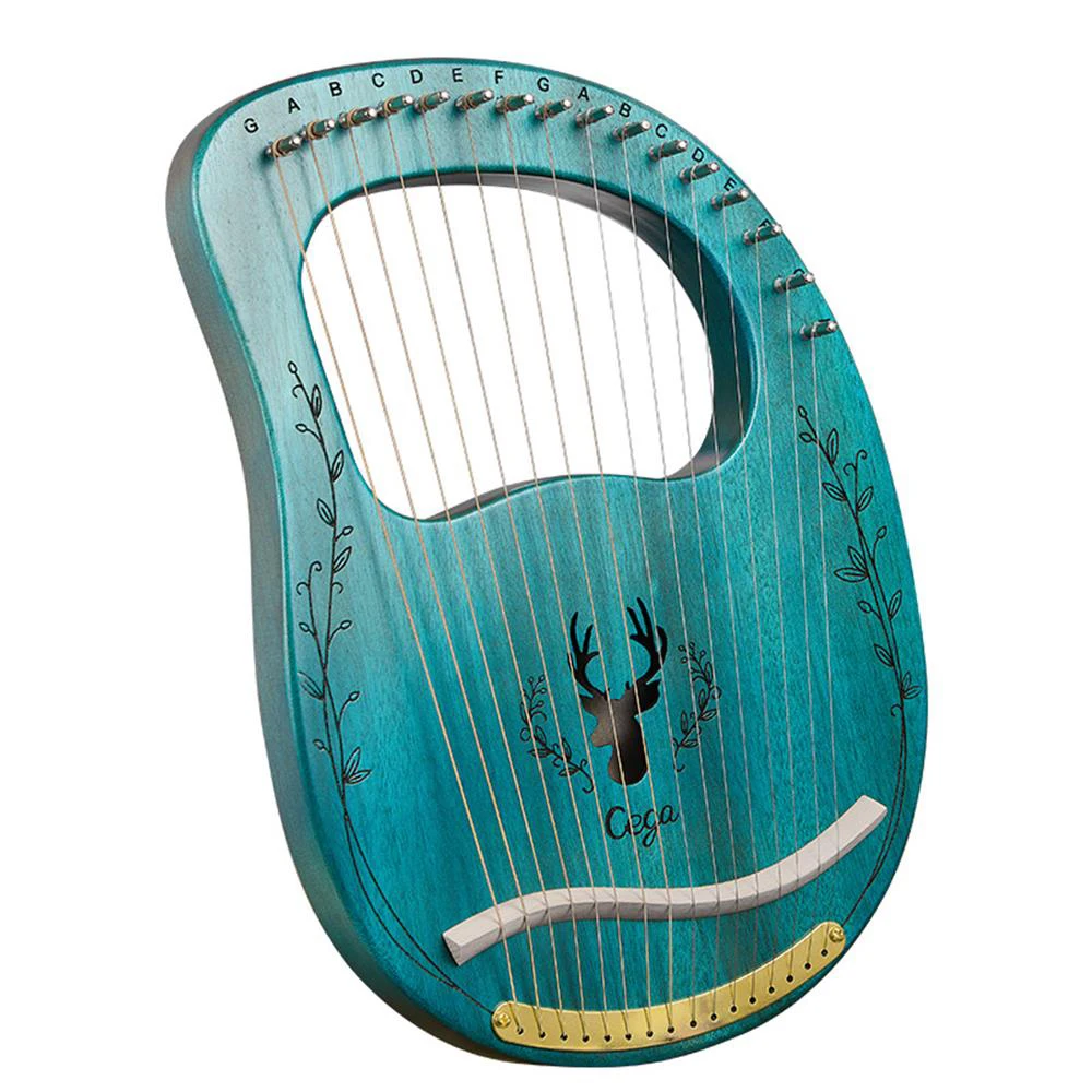 

Hooqu 16 String Upgraded Harp Portable Solid Wood Harp