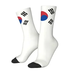 Cool South Korea Flag Socks Women Men Warm 3D Printed Korean Sports Football Socks