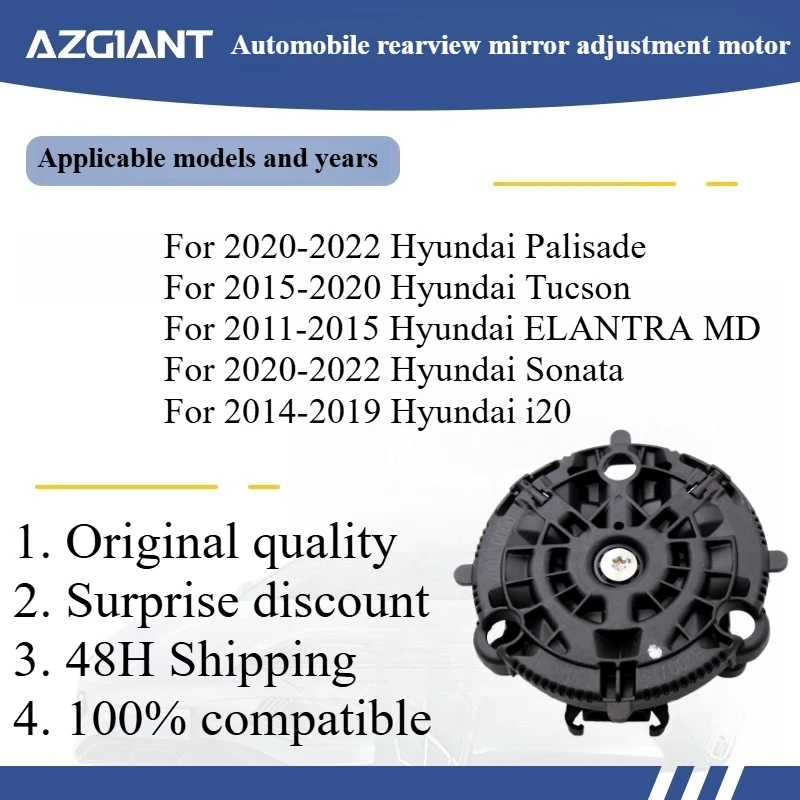 

Azgiant Car rearview mirror lens glass adjustment motor module for 2020-2022 Hyundai Sonata/i20 2014-2019 3PIN Original parts