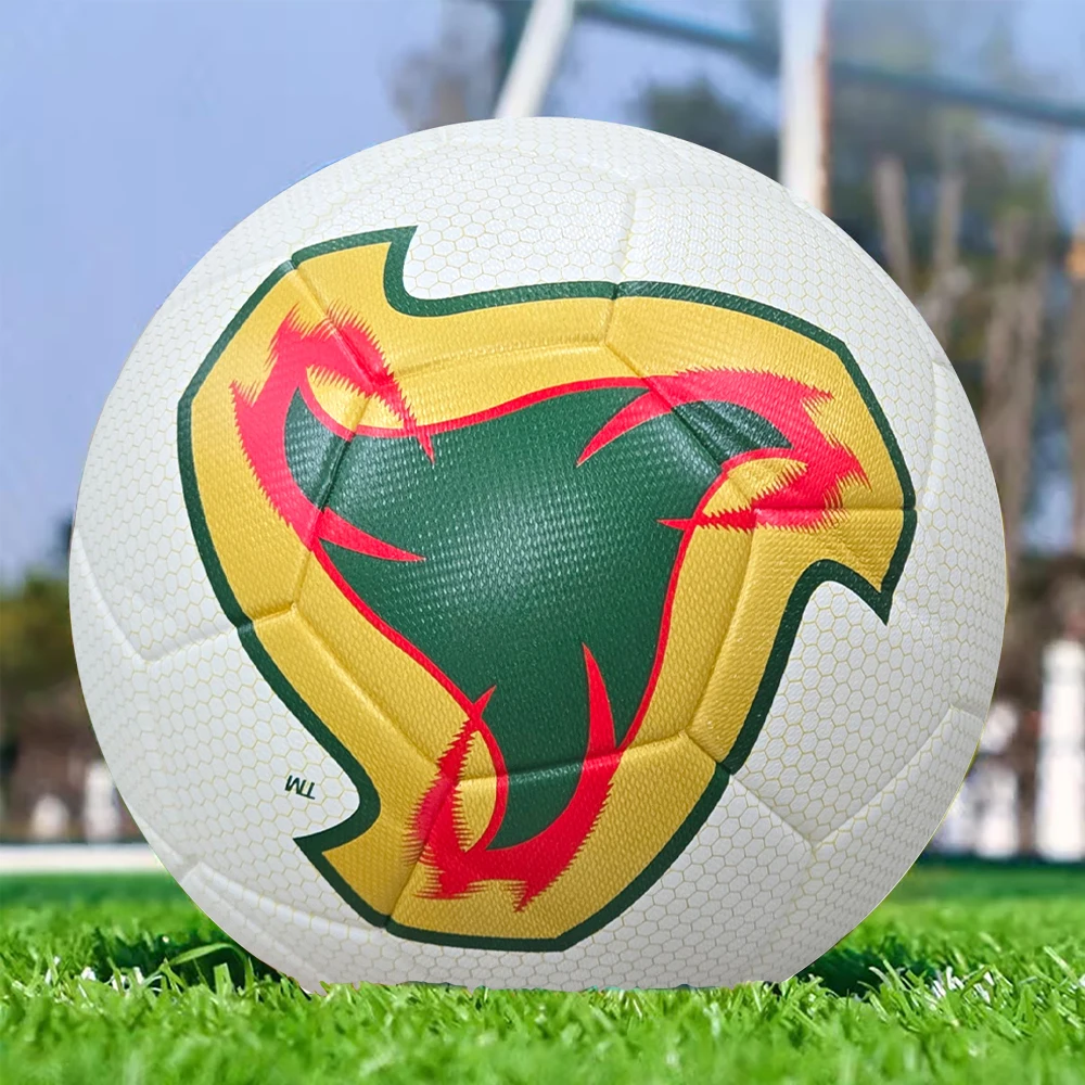 

Высококачественный футбольный мяч 2002, официальный размер 5, материал из искусственной кожи, бесшовный, износостойкий, тренировочный футбольный мяч Futbol Voetbal Bola