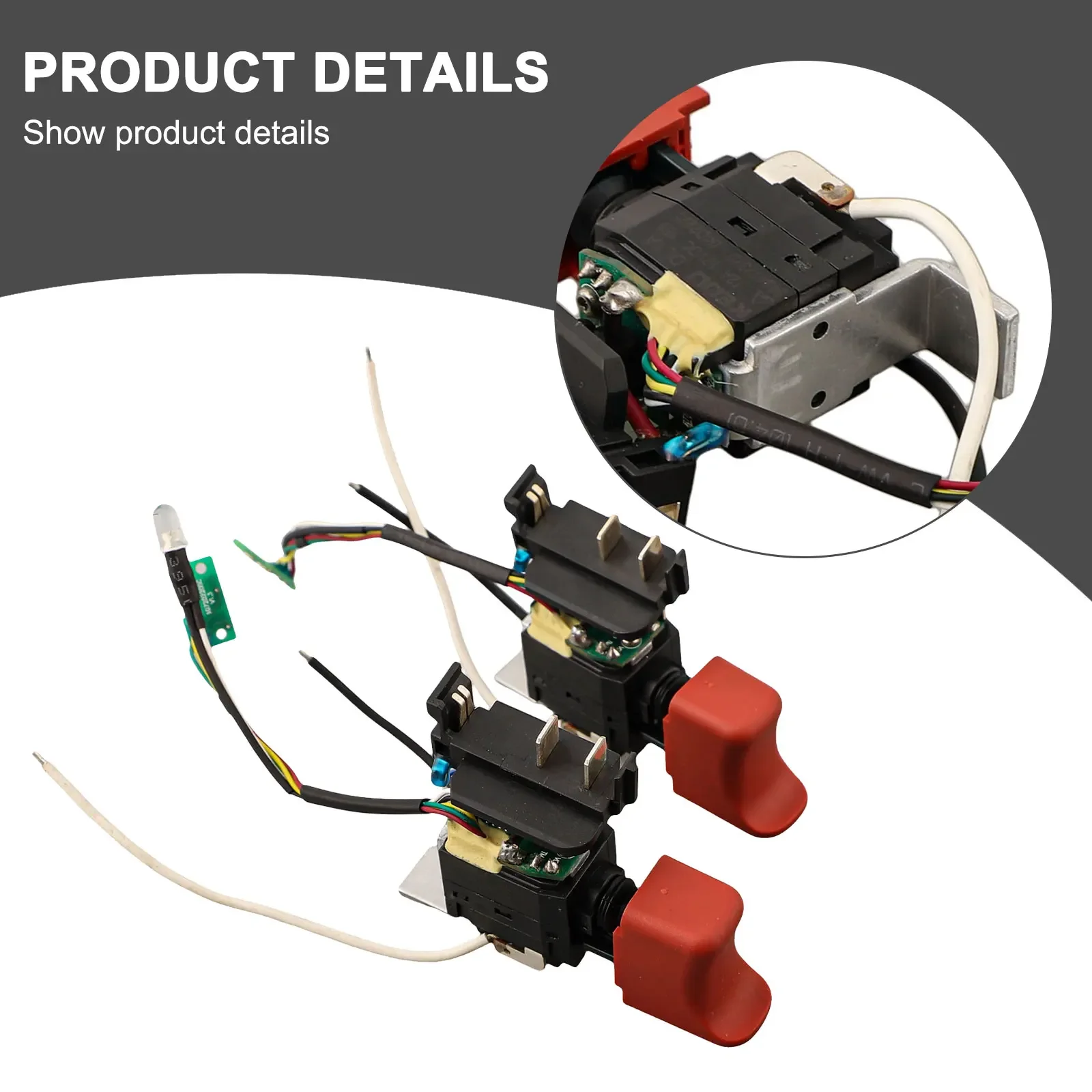 Imagem -02 - Elétrica sem Fio Mão Broca Trigger Switch Acessórios Ferramenta Elétrica Especificações