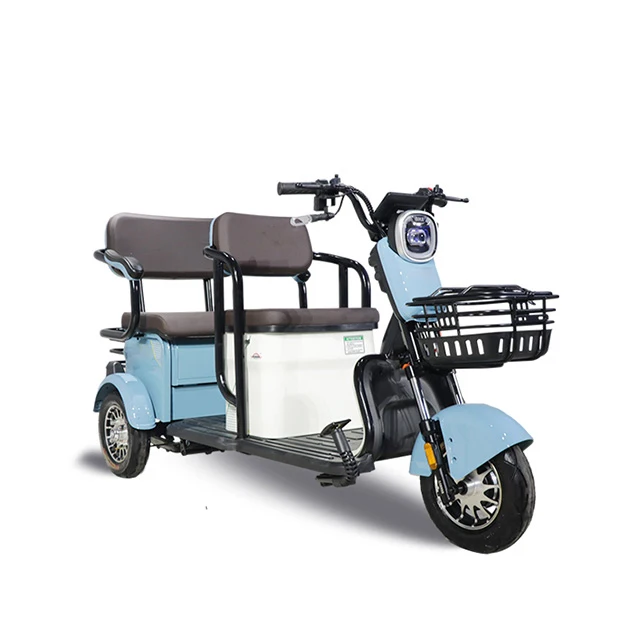 Fashion Leisure New Arrival Electric Tricycle 3 Wheels 60V Long Range Tricycle Motorcycle Electric for Disabled