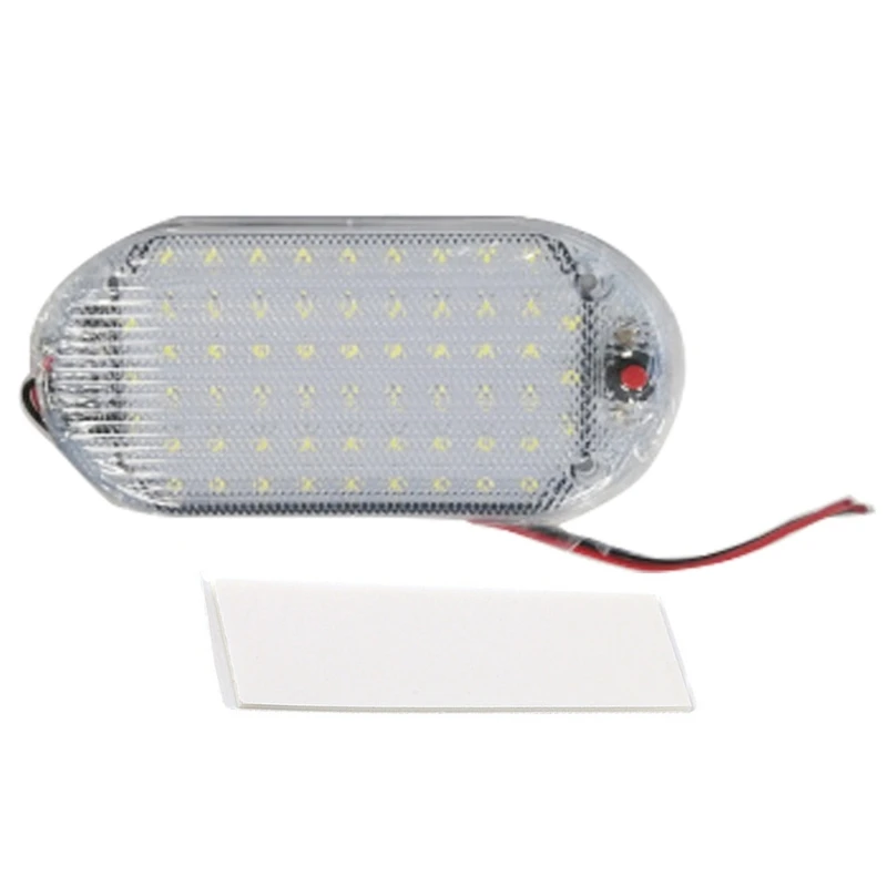 12V RV LED Panel Light, Length: 6'', 12-85Volt Interior Ceiling Light with On/Off for RV Motorhomes