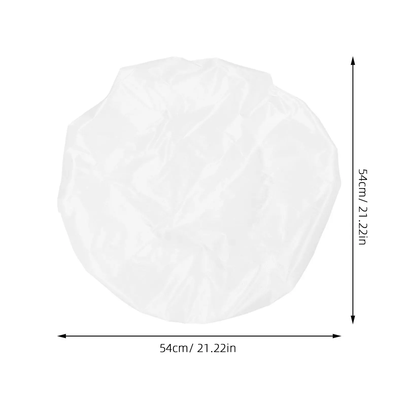 Round Ceiling Light Diffuser Cover Waterproof Fabric Anti-Glare Lampshade for 16-23 Inch Ceiling Lamps Elastic Fit Soft Glow