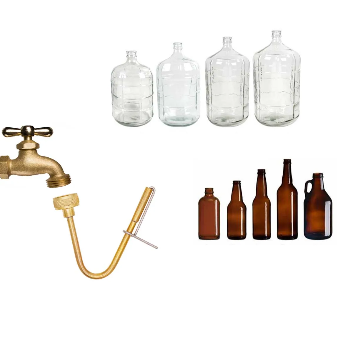 Jet Bottle and Carboy Washer Lead Free Homebrew Beer & Wine Cleaning Equipment