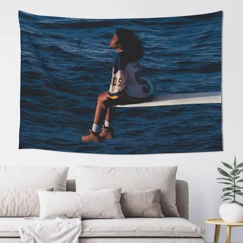 Rectangular 1-Piece Durable Decorative Tapestry, 3x5Ft Graphic Album Art Wall Hanging Grommets, High Color Fastness Home Supplies for College Dorm, Man Cave, One-Piece