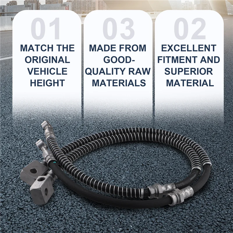 

L37A-Смобильный передний тормозной шланг в сборе-LH/RH для SSANGYONG ACTYON, KYRON, ACTYON SPORTS 4871009002 4871109002