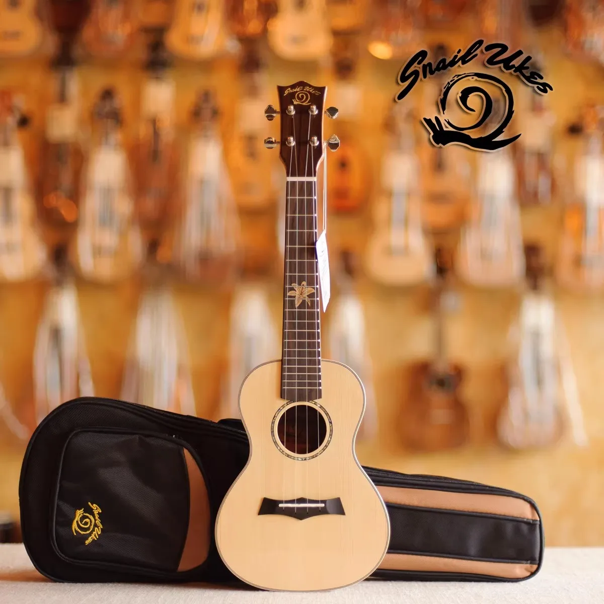 

Snail BH-5C 23-inch Ukulele With Spruce Top and Rosewood
